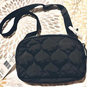 Vera Bradley Black Quilted Crossbody Bag